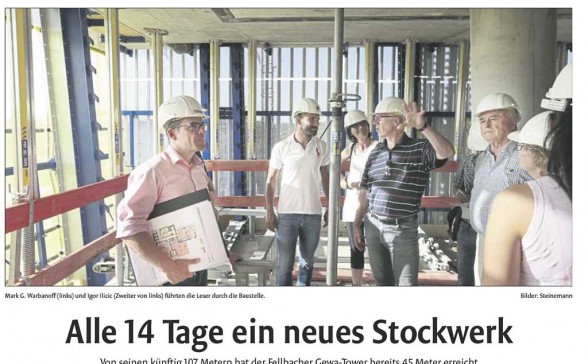 Waiblinger Kreiszeitung vom 2.09.2015
